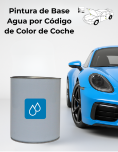 PINTURA AL AGUA POR CÓDIGO COLOR DE COCHE HYDROFAN 0,1LT-1LT