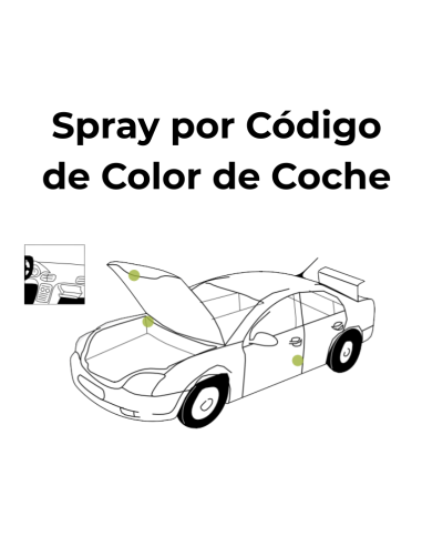 SPRAY POR CÓDIGO DE COLOR TERMINADO COCHE 0,4LT